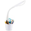 OttLite LED Desk Lamp Space Organizer with Flexible Neck Height