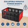 Collapsible Milk Crate, 14.5 Gallon Stackable Heavy Duty Plastic Storage