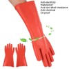 Insulating Gloves, 2KV High Voltage Proof Rubber Insulating Gloves, Electrical