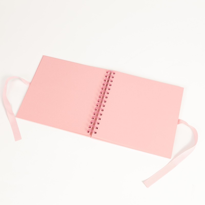 Scrapbook Photo Album Spiral Bound for Wedding Couple Travel Memory