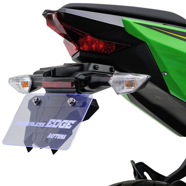 Daytona EDGE 25796 Motorcycle Fenderless, Ninja 250/400 (18-22), LED License Lamp & Reflector Included, Black