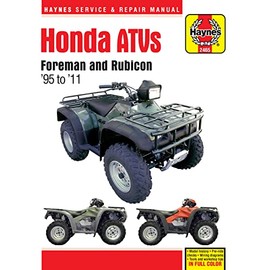 Honda ATVs Foreman and Rubicon '95 to '11