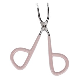 Eyebrow Tweezers, Stainless Steel Hair Removal Clip with Grinding Handle Professional Salon Tweezers With Easy Scissor Handle, Best Precision Eyebrow Tweezers for Eyebrow Hair Removal Tweezers