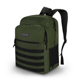 Wrangler Tradesman Backpack, Water Resistant Casual Daypack for Travel Work School, Unisex Laptop Backpack with Notebook Sleeve