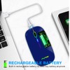 Wireless Bluetooth Mouse for Laptop,Rechargeable Mouse 2.4G USB Optical Wireless