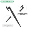 M METERXITY 10-Pack Irrigation Drip Support Stakes, 200x32mm for 2/7