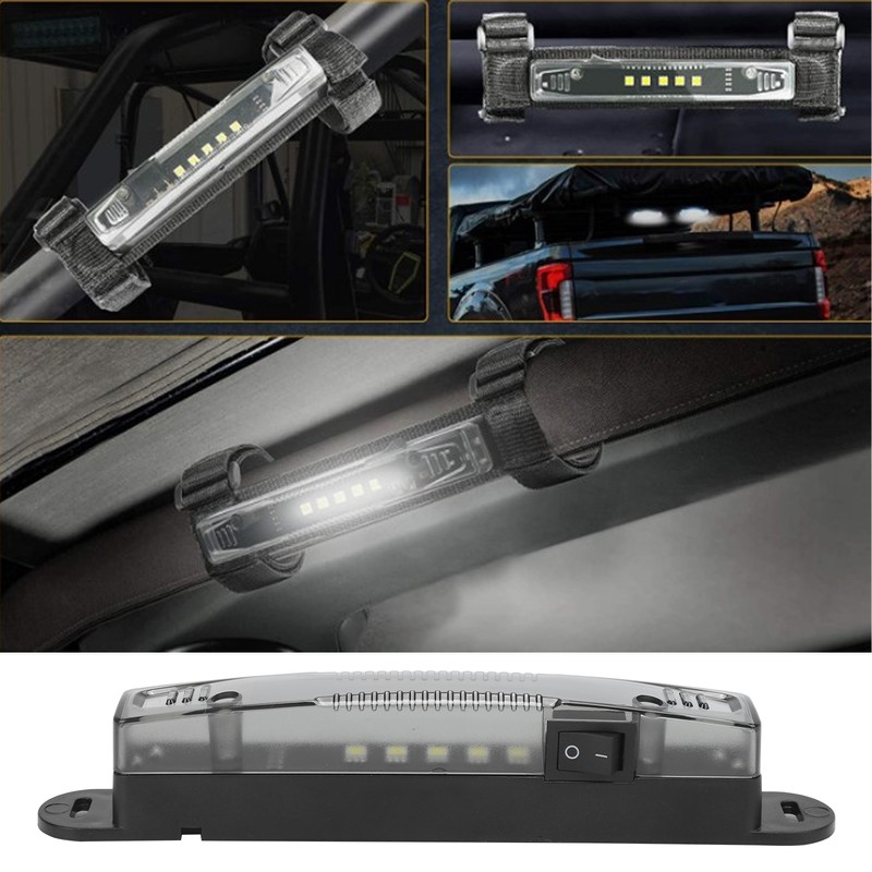 UTV Interior Dome Light Car Roll Bar Mount LED Lamp