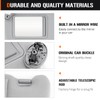 Sun Visor with Light for 2009-2016 Toyota Venza with Sunroof,