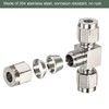 YOKIVE Quick Connect Air Line Compression Fitting, 304 Stainless Steel