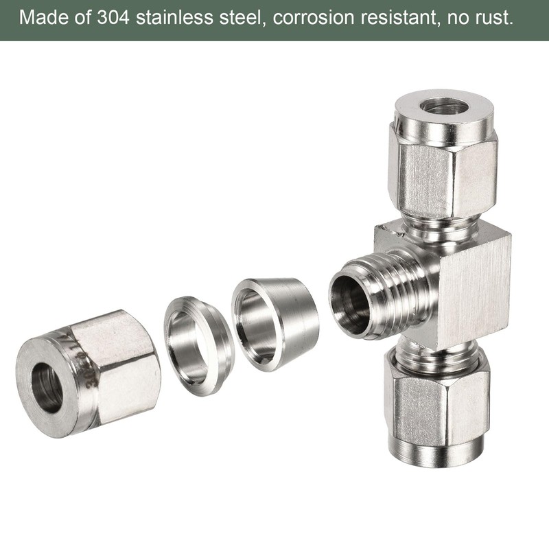 YOKIVE Quick Connect Air Line Compression Fitting, 304 Stainless Steel