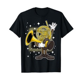 Cartoon Musician Waving Fun Character For Children T-Shirt