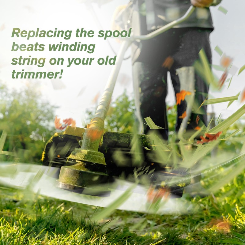 YWTESCH YWTESCH 8 Pack Weed Wacker String Fit for Greenworks