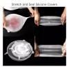 SANBREVE Tapas Reutilizables Herméticas De Silicona Flexible 12 Pzas
