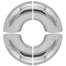 YSIL 3 Inch Exhaust Bend Elbow Pipe Stainless Steel 90 Degree Mandrel Bend Elbow Tube for Car Modified Exhaust System Stair Handrail 4PCS