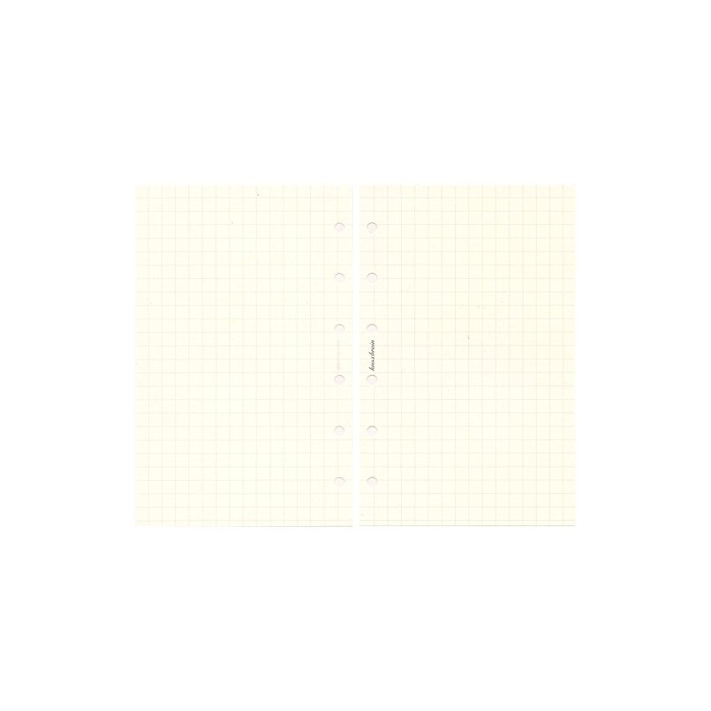 ミニ6穴サイズ メモ5mm方眼100枚 523-513 システム手帳リフィル 523-513