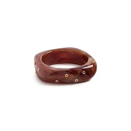 LUV AJ Women's The Ibiza Lucite Cuff, Gold, One Size