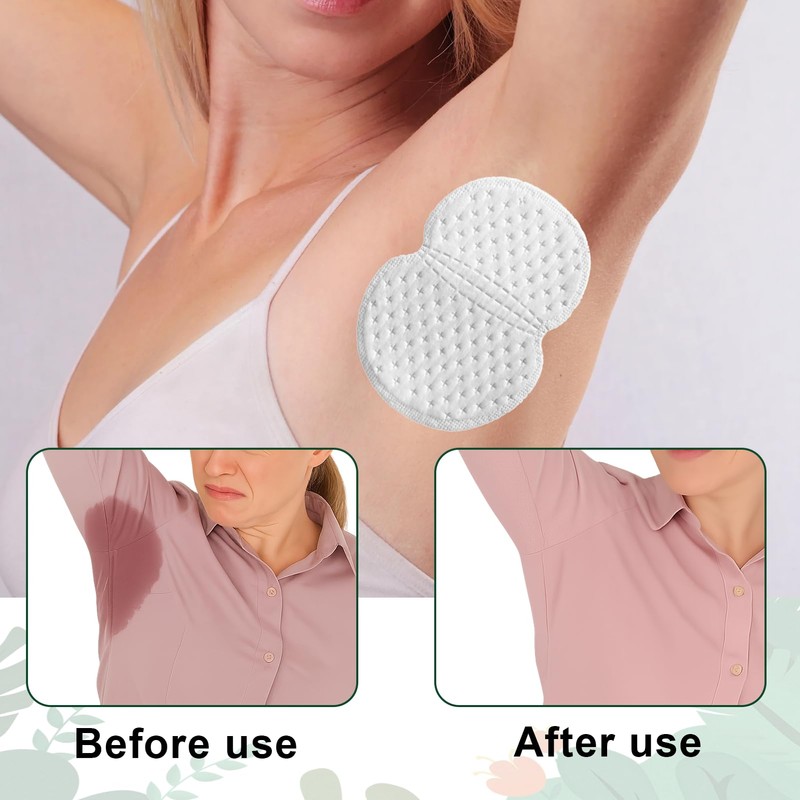 Menibeuty 80 Stück Selbstklebend Achselpads Damen und Herren, Schweißpads Für