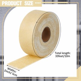 Ribbonlic 2 Pcs Corrosion Protection Pipe Tape 2" x 33' Waterproof Hydraulic Parts Wrapping Tape for Drain Pipe Duct Anti Corrosion Tape for Metal Piping Underground Pipe Industry Valves Protection