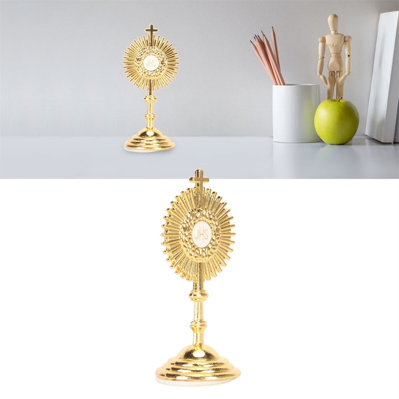 Catholic Table Decoration Alloy Christian Communion Statue Ornament for Religious