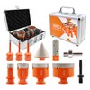 BGTEC Diamond Core Drill Bits-11PCS 5/8-11 Thread Tile Hole Saw