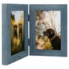 Frametory, 4x6 Double Picture Frame Hinged 2 Photos Frame Collage,
