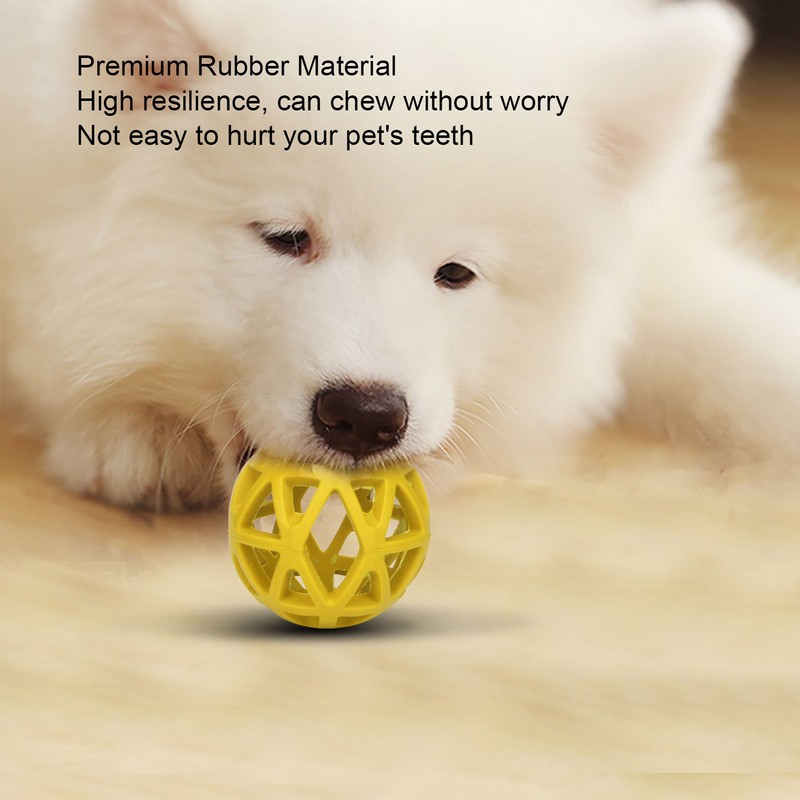 Hollow Dog Ball Bite Resistant Teeth Grinding Interactive Rubber Pet
