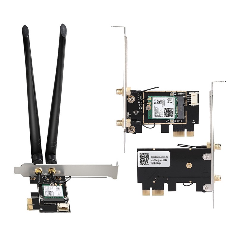Dual Antenna Network Card Computer Accessory Wireless WIFI 6th Generation
