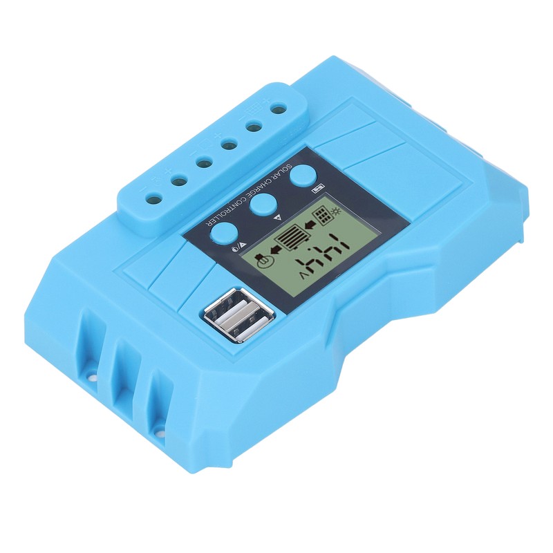 Solar Charge Controller LCD Display 12V 24V Dual USB Port
