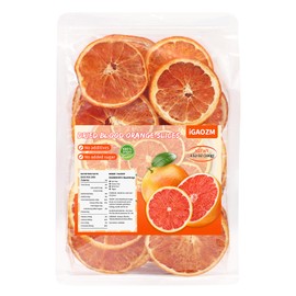 iGAOZM Dried Blood Orange Slices,3.52oz/100g,Dehydrated Blood Orange 21+ Slices for Cocktails,No Sugar Added,Natural Dried Citrus Slices for Tea,Baking,Cakes Decoration,Crafts