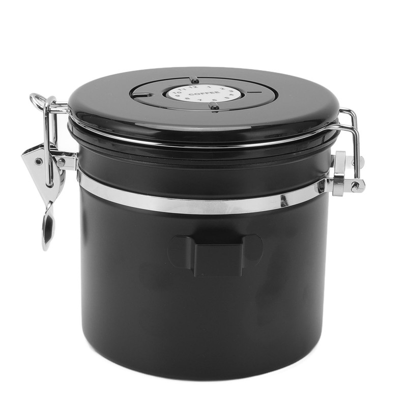 Coffee Bean Storage Stainless Steel Airtight Container Coffee with 30ml