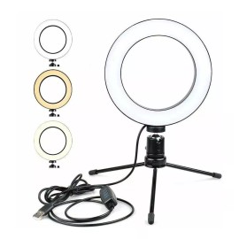 KH Aro Led Con Tripie Soporte Celular Selfie Fotos Moda Tik Tok