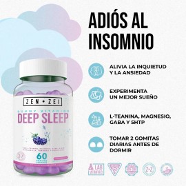 Zen·zei Deep Sleep| Gomitas Veganas Para Dormir Mas Profundo