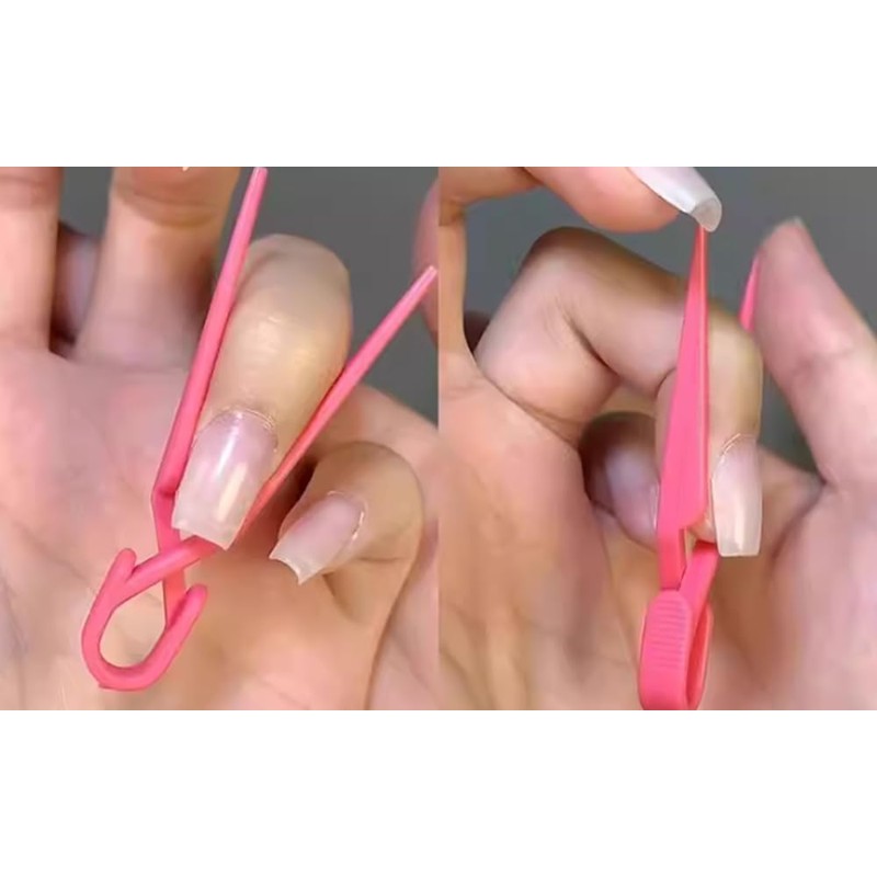 Samcos Nail Clips 12 Pcs Nail Protector Multi-Function Nail Accessories