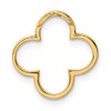 IceCarats 14K Solid Yellow Gold Floating Chain Slide Pendant Necklace