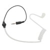 Acoustic Tube Earpiece with Mic PTT 1 Pin Screw Thread