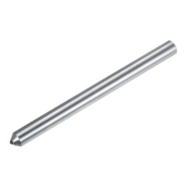 sourcing map Diamond Dresser Single Tapered Point Grinding Wheel Round Pen Dressing Tool 15/32" x 6", Silver Tone