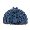 Elegantes embragues de cristal para mujer, bolso de mano de
