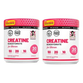 2 Old School Creatine For Women 2in1 Collagen Original Viral                                                                                          