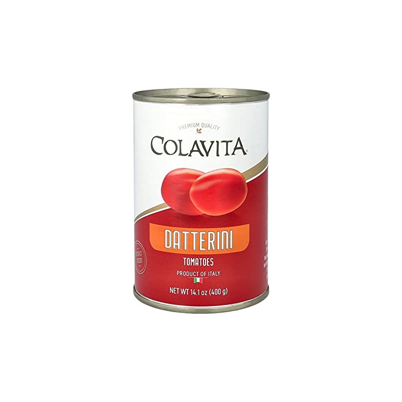 Colavita Canned Tomatoes - Datterini, 14.1oz Can (Pack of 6)