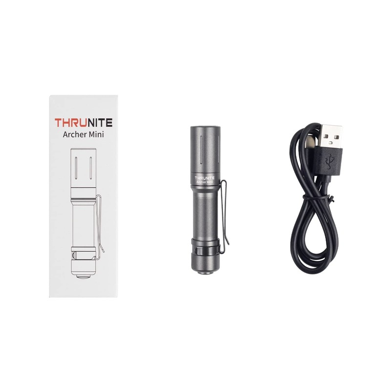 ThruNite EDC Flashlight Archer Mini, 405 Lumens Tail Switch LED
