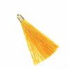 100 Pieces Bulk Bookmark Tassels with Gold Cap,Polyester Tassels for