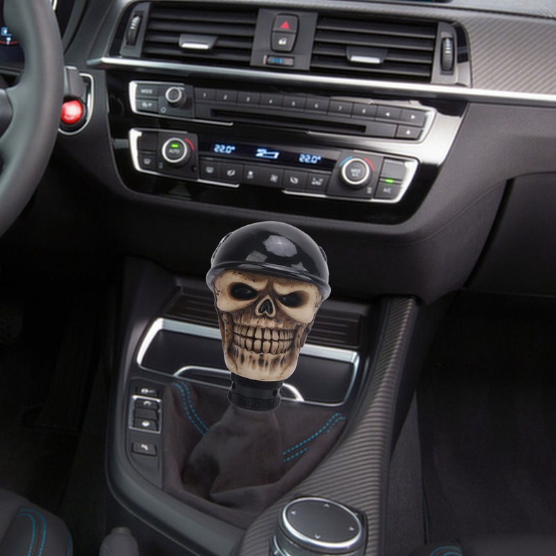 Skull Gear Shift Knob Universal Resin Car Stick Lever Handle