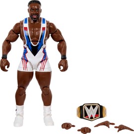 Mattel WWE Big E Elite Collection Action Figure, Deluxe Articulation & Life-like Detail with Iconic Accessories, 6-inch