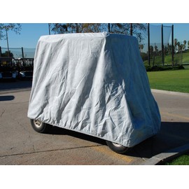 CarsCover Heavy Duty Waterproof Golf Cart Cover 2 Passenger Covers for Club Car C440LX / C440SE / C840 / DS/Deluxe Villager 2 / Precedent/Signature Edition