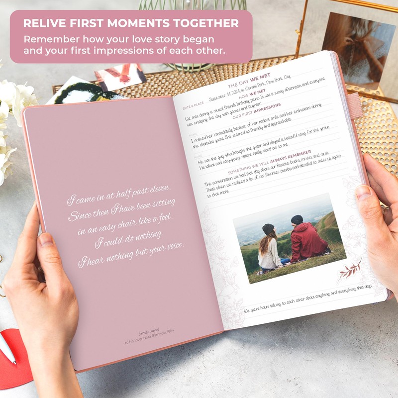 Clever Fox Anniversary Journal – Couple Memory Book & Photo