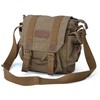 GOOTIUM Canvas Messenger Bag - Small Vintage Shoulder Purse Crossbody