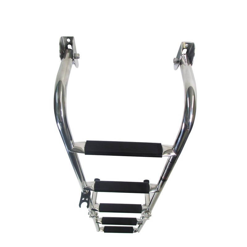 Marine Boat Five Steps 3+2 Foldable Ladder Stainless Steel Luxury