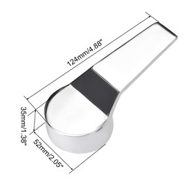 uxcell Faucet Lever Handle,40mm Cartridge Replacement Metal Lever Handle Kit