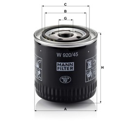 MANN-FILTER W 920/45 Oil Filter - CARS + TRANSPORTERS