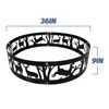 FLITURE Fire Pit Ring - Heavy-Duty 36'' Steel Fire Ring